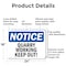 Signmission Quarry Workings Keep Out! OSHA Notice Sign, Aluminum, 24in W x 18in L, 2PK OS-2PACK-NS-A-1824-L-17947 - alternate 4
